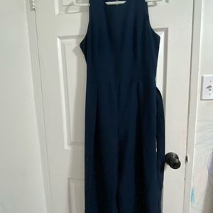 Banana republic navy jumpsuit
